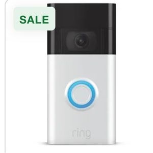 Ring 3 1080p Wireless
Video Doorbell -
Satin Nickel comes with screws